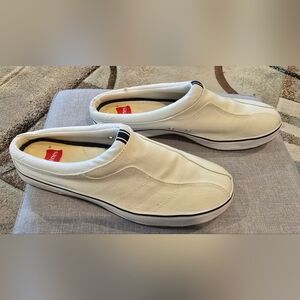 Hanes Slip-On Mules with Canvas Upper Womens Size 9